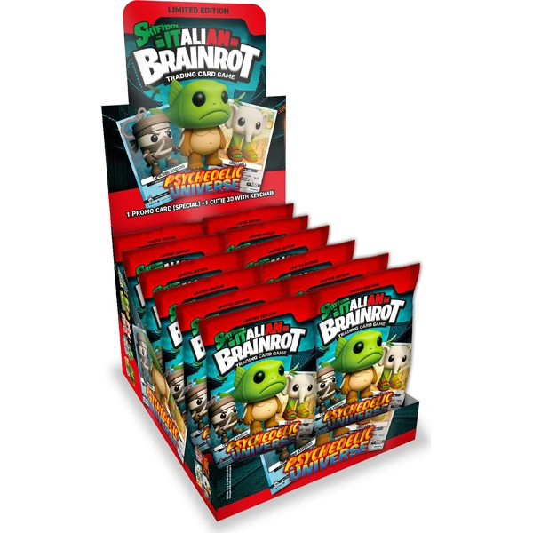 Italian Brainrot TCG Blind Box 3D kľúčenka + Promo karta - Kľúčenky - Obrázok EO6L000K01