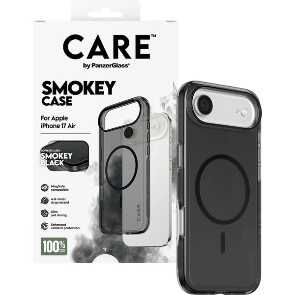 PanzerGlass® CARE Smokey kryt s MagSafe Apple iPhone Air dymový/čierny - Puzdra - Obrázok EODH000K01