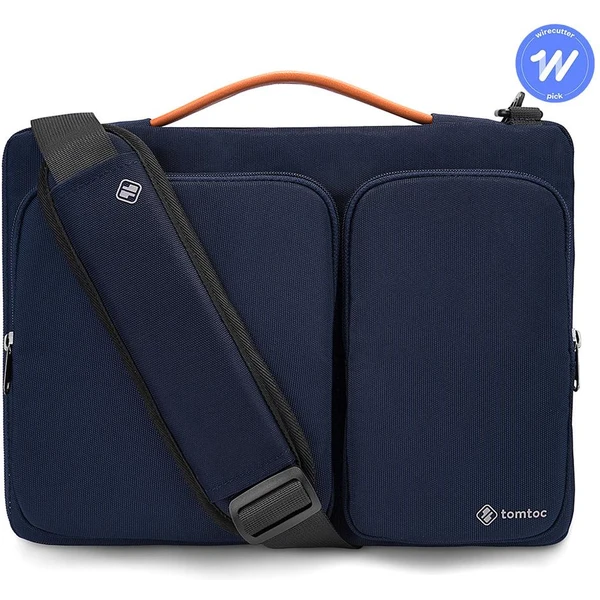 tomtoc Messenger 16" MacBook Pro 2019 tmavomodrá - Tašky - Hlavný obrázok