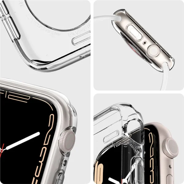 Spigen Liquid Crystal kryt Apple Watch 45/44mm číry - Puzdra - Obrázok EP1PF00101