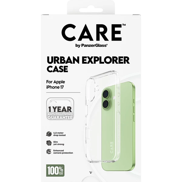 PanzerGlass® CARE Urban kryt Apple iPhone 17 číry - Puzdra - Obrázok EPEH000K01