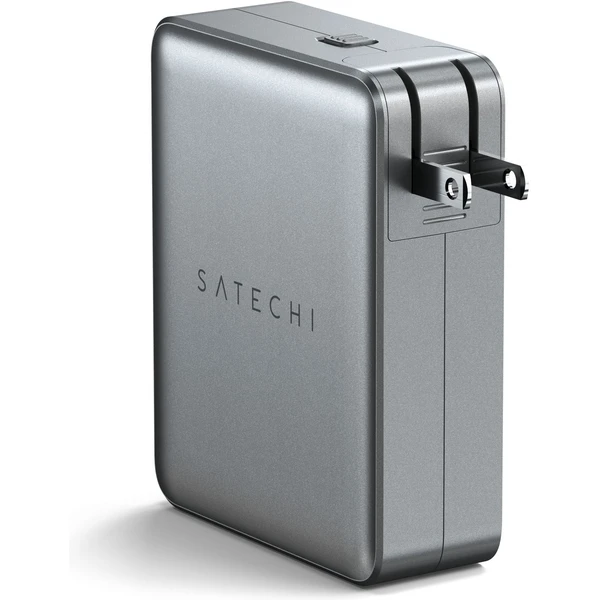 Satechi cestovný nabíjací adaptér 145W (4x USB-C) vesmírne šedý - Nabíjačky - Obrázok EPX5000O01