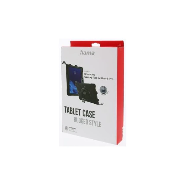Hama Rugged Style púzdro Samsung Galaxy Tab Active 4 Pre čierne - Puzdra - Obrázok EQS4000601