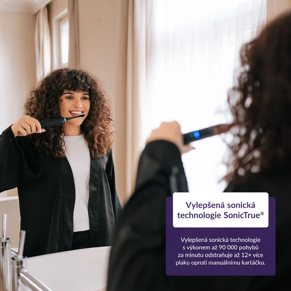 TrueLife SonicBrush Clean70 UV sonická kefka čierna - Zubné kefky - Obrázok ERUL000K01