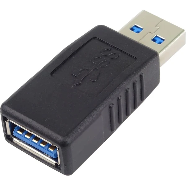 PremiumCord USB-A/USB-A redukcia čierna - Káble a redukcie - Obrázok ESHF000K01