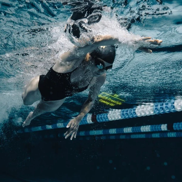 FORM Smart Swim 2 chytré plavecké okuliare čierne/žlté - Okuliare - Obrázok ET6G000K01