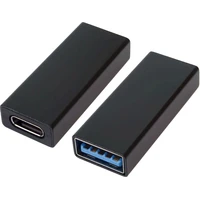 PremiumCord USB-C/USB-A redukcia čierna - Káble a redukcie