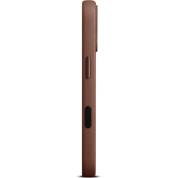 Woolnut MagSafe kožený kryt iPhone 17 hnedý - Puzdra - Obrázok ETLH000K01