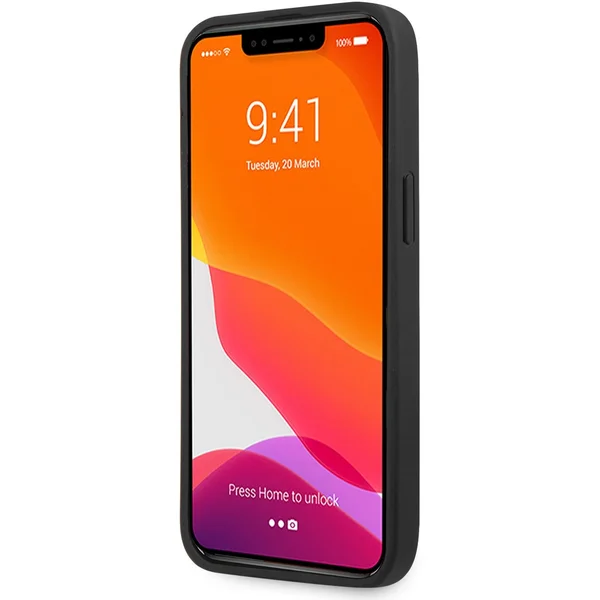 Guess PU 4G Metal Logo Case iPhone 13 Pro sivý - Puzdra - Obrázok EU2MF00101
