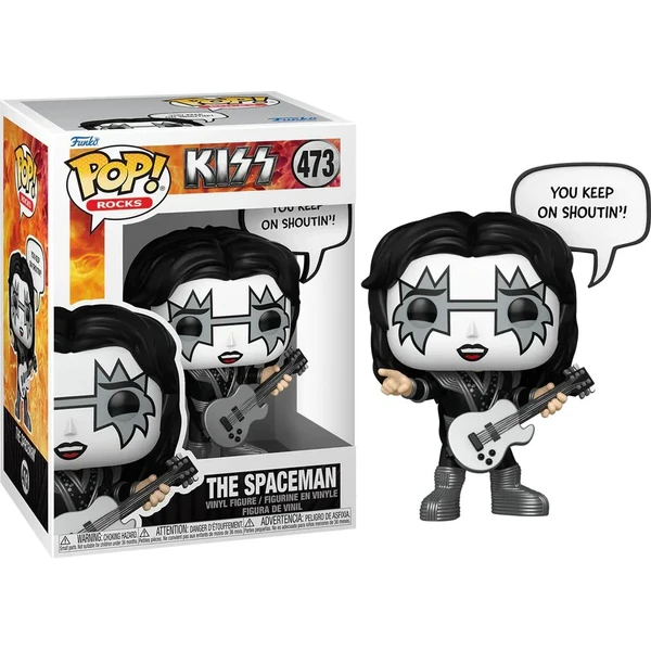 Funko POP! #473 Rocks: KISS - Spaceman (Rock & Roll All Night) (Sayings) - Funko POP! - Hlavný obrázok