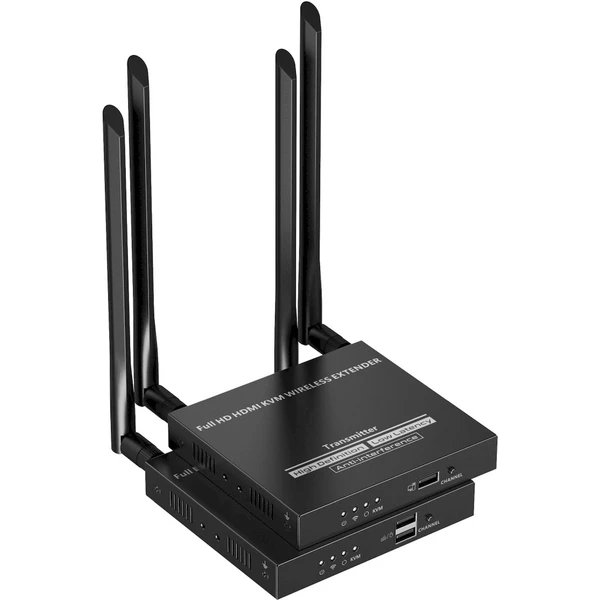 PremiumCord HDMI KVM Wireless Extender FULL HD 1080p na 50m - Ostatné - Obrázok EUNF000K01