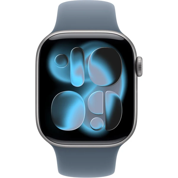 Apple Watch 42/41/40/38mm oceľovo modrý športový remienok M/L - Remienky - Obrázok EUWH000K01