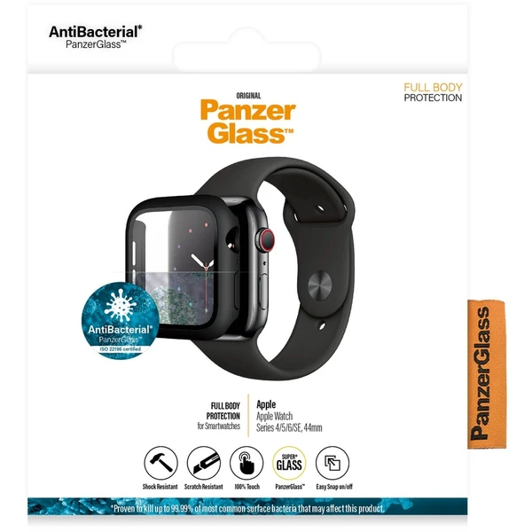 PanzerGlass Full Body Protection Apple Watch 4/5/6/SE 44mm čierny - Puzdra - Obrázok EV4N600301