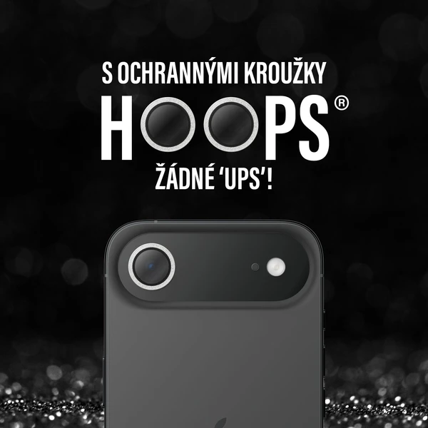PanzerGlass® Hoops skla Apple iPhone Air trblietavo strieborné - Ochranné fólie a sklo - Obrázok EVEH000K01