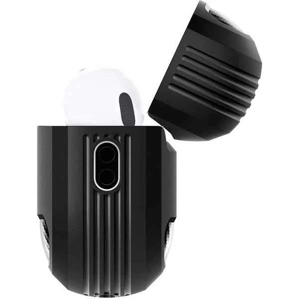 Spigen Rugged Armor puzdro pre AirPods Pro 2 čierne - Puzdra - Obrázok EVK0000N01