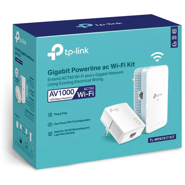 TP-Link TL-WPA7517KIT powerline + WiFi sada - Powerline - Obrázok EWMFF00101