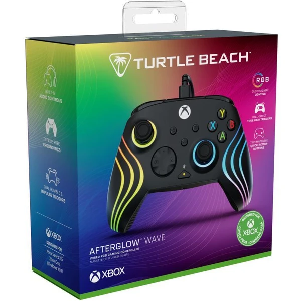 Turtle Beach herný ovládač RGB Afterglow Wave (XBOX/PC) čierny - Herné ovládače - Obrázok EWMH000K01