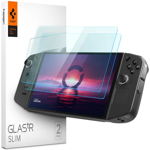 Spigen Glass tR Slim tvrdené sklo 2 Pack Lenovo Legion Go - Ochranné fólie a sklo - Hlavný obrázok