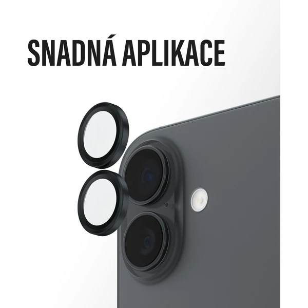 PanzerGlass® Hoops skla Apple iPhone 17/16/16 Plus čierne - Ochranné fólie a sklo - Obrázok EXEH000K01