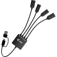 i-tec USB-C/USB-A Hub 4v1 čierny - USB huby