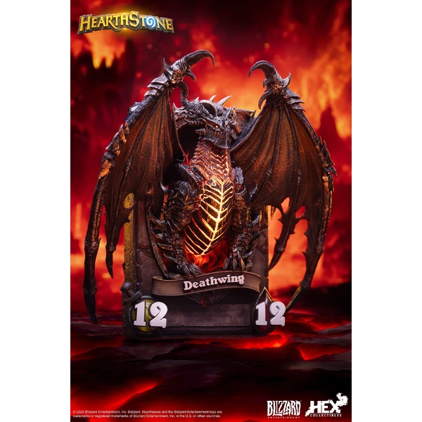 Soška HEX Collectibles Blizzard: Hearthstone - Deathwing 3D Art Frame - Sochy a sošky - Obrázok EXWF000K01