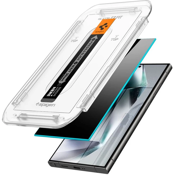 Spigen Glass TR EZ Fit Privacy 2 Pack sklo Samsung Galaxy S24 Ultra - Ochranné fólie a sklo - Obrázok EY66000N01