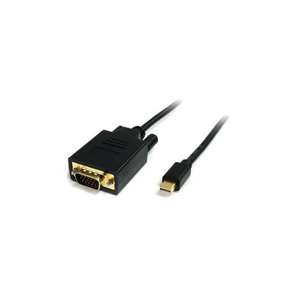 PremiumCord Mini DisplayPort/VGA kábel 2m biely - Káble a redukcie - Obrázok EYRU000501