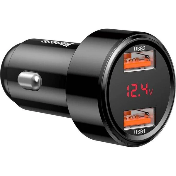 Baseus Magic 45W nabíjačka do auta čierna - Nabíjačky - Obrázok EYTL000K01