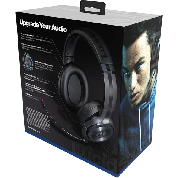 LucidSound LS10P Wired Stereo Gaming Headset s Mic pre PlayStation - Black - Slúchadlá - Obrázok EZC9700301