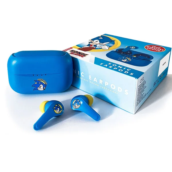OTL bezdrôtové slúchadlá TWS s motívom SEGA Sonic - Slúchadlá - Obrázok EZHB300401