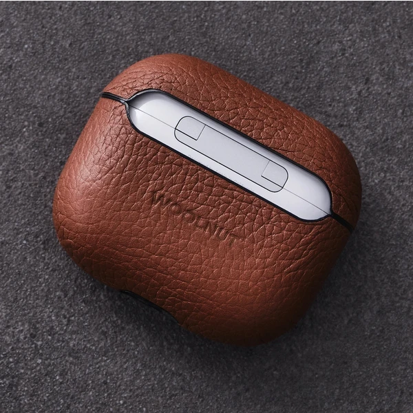 Woolnut kožené púzdro pre AirPods 3. generácie hnedé - Puzdra - Obrázok EZJR100501