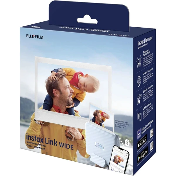 Fujifilm Instax Link Wide tlačiareň Ash White - Tlačiarne - Obrázok EZQ6000P01