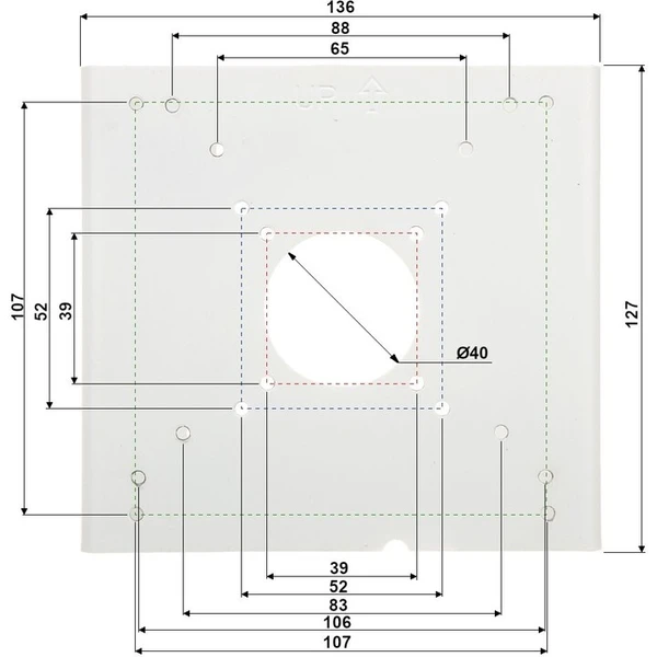 Uniview adaptér pre montáž na stĺp, pre Uniview kamery - Držiaky - Obrázok EZVF300401