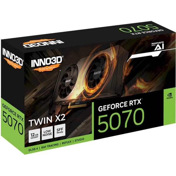 INNO3D NVIDIA GEFORCE RTX 5070 Twin X2 12GB GDDR7 - Grafické karty - Obrázok F0DG000L01
