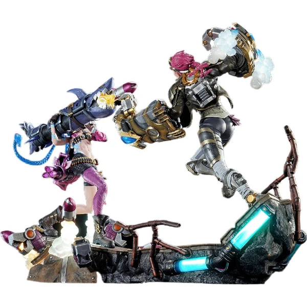 Soška PureArts League of Legends - Jinx & Vi 1/6 Scale Statue Bundle - Sochy a sošky - Obrázok F0Q7000J01