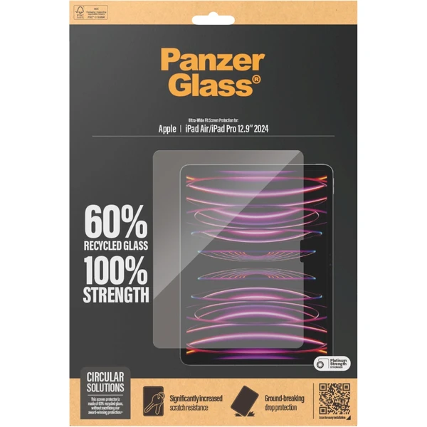 PanzerGlass Platinum tvrdené sklo Apple iPad Air 13" (2024/2025)/iPad Pro 13" (2025) - Ochranné fólie a sklo - Obrázok F0R4000J01