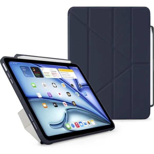 Puzdro na ceruzku Pipetto Origami No3 pre iPad Air 11" (2026/2025/2024)/iPad Air 10,9" (22/20) tmavo - Puzdra - Hlavný obrázok
