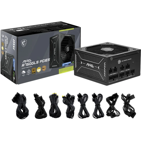 MSI MAG A750GLS PCIE5 750W - Zdroje - Obrázok F10J000K01