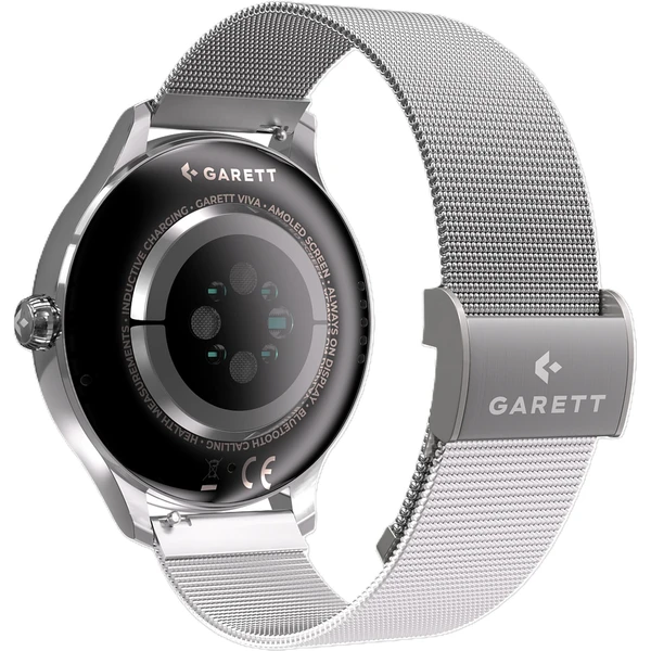 Garett Smartwatch Viva strieborné - Inteligentné hodinky - Obrázok F11D000L01