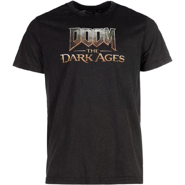Tričko DOOM: The Dark Ages - Washed Out Logo L