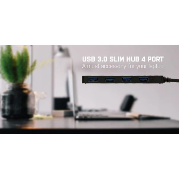 i-tec USB 3.0 SLIM HUB 4 Port  - USB huby - Obrázok F19B000501