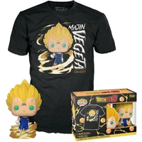 Funko POP! & Tee Box: DBZ- Majin Vegeta (GITD) M - Darčekové sady