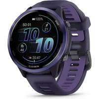 Garmin Forerunner 570 47 mm fialová hliníková luneta s fialovo-indigovým polopriehľadným remienkom - Inteligentné hodinky
