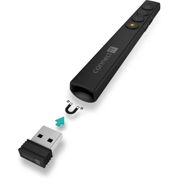 CONNECT IT laserové ukazovátko (AAA batéria) čierne - Ovládače - Obrázok F1N0000P01
