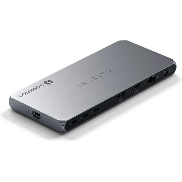 Satechi Thunderbolt 4 viacdisplejová dokovacia stanica vesmírne šedá - Dokovacie stanice - Obrázok F1OC000J01