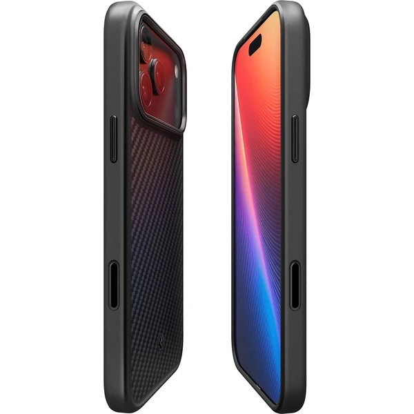 Spigen Enzo Aramid T kryt iPhone 17 Pro black - Puzdra - Obrázok F1OH000K01