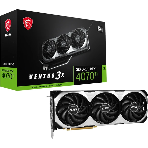 MSI NVIDIA GeForce RTX 4070 Ti VENTUS 3X 12G OC DLSS 3 - Grafické karty - Obrázok F1Q0000601