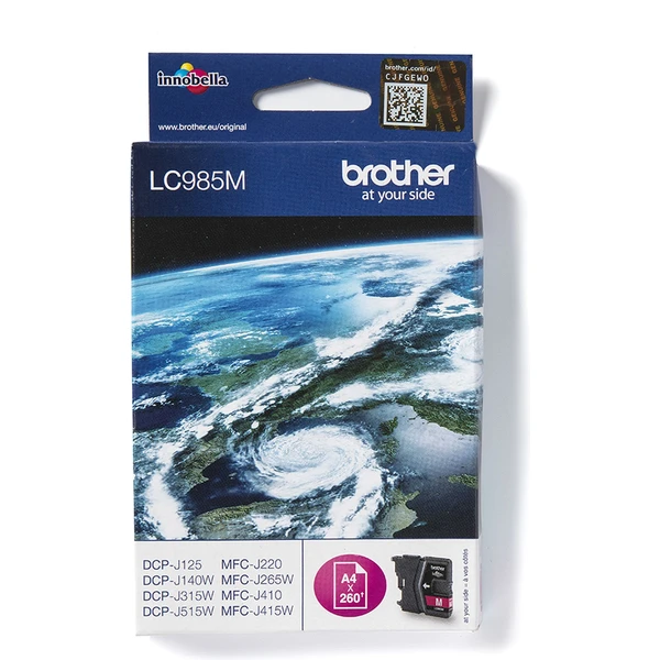 Brother LC985M atrament purpurový - Tonery - Hlavný obrázok