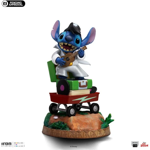 Soška Iron Studios Art Scale 1/10 Disney Classics - Stitch King of Rock - Sochy a sošky - Obrázok F1YK000K01