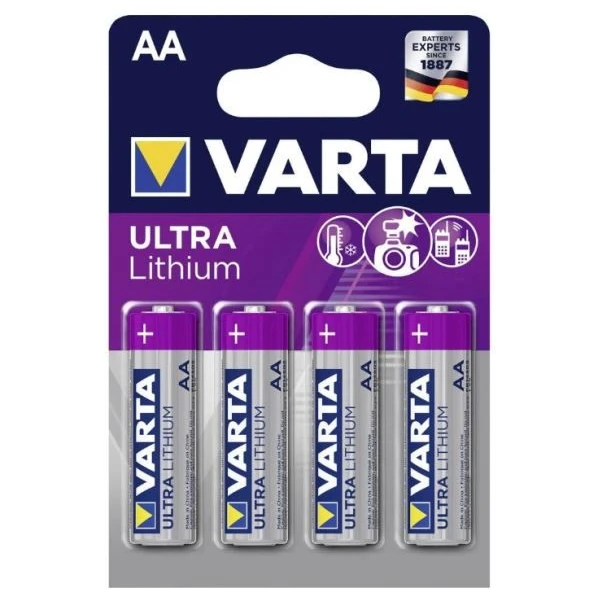 Varta Ultra Lítium AA, 4ks - Batérie - Hlavný obrázok